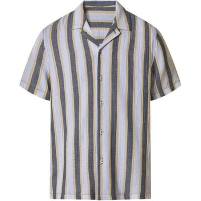ESMARA MEN Mousseline heren overhemd (Wit/grijs, S (37/38))