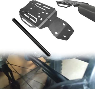 Voetsteunen Ondersteuningsbeugel - Crossmotor Accessoires - Stabiliteit Verbeteren - Verhoogt Wrijving - 160 g - Zwart