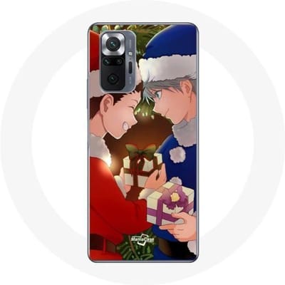 Coque pour Xiaomi Redmi Note 10 Pro Hunter x Hunter Gon Freecss et Killua Zoldyck Christmas Day Anime Manga