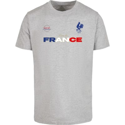 Mister Tee - France Trikot Heren Tshirt - L - Grijs