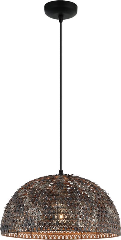 Chericoni Bilancia Hanglamp - 1 lichts - Ø 40cm - Zwart - Gemaakt van IJzer & Metaal