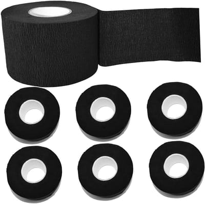 Haarsjaalpapier Kappers - Nekstrips Haar - Kappersbehandelingen Uitvoeren - Wegwerp Ontwerp - 7 Stuks - Zwart