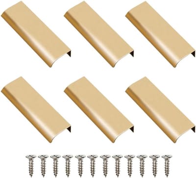 Verstevigde Verborgene Keukenhandgrepen voor Lades en Kasten - Modern Design, Curved Handgrepen, Gemakkelijk te Installeren