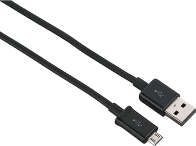 Hama 00200904 USB-kabel USB 2.0 0,9 m USB A Micro-USB B 0,48 Gbit/s Zwart