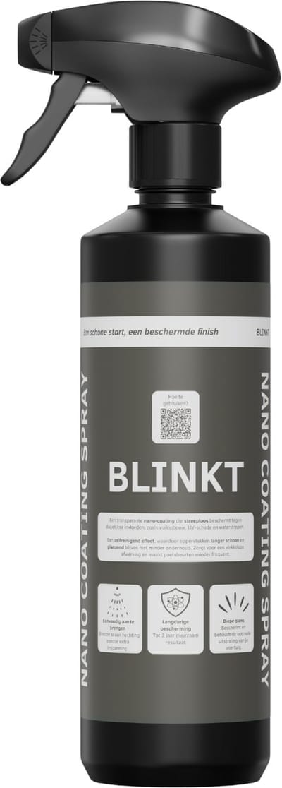 Auto Nano Coating Spray - Langer Glanzend & Minder Poetsen - Lakbescherming - Vuil- en Waterafstotend - 500ml - BLINKT