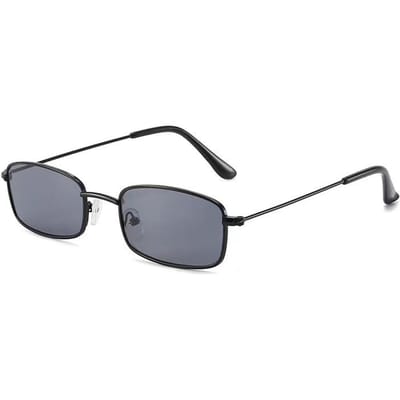 Nouveaux Lunettes de Soleil Rectangulaires à Monture de Forme Originale Pour Femmes Lunettes de Soleil Carrées Élégantes à Monture Métallique de Forme Originale Pour Hommes Rétro Intemporel UV400 As shown in the figu
