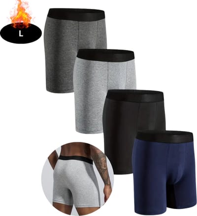 Nivard Onderbroeken Heren - Boxershort - Ondergoed - Boxer - Underwear - Mannen - 4 Pack - Gemengd - L