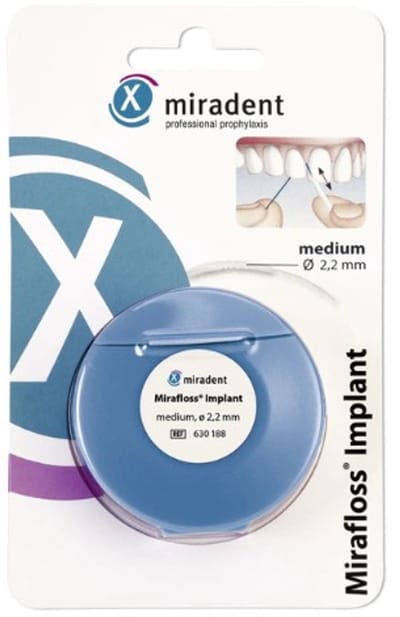 Miradent Flosdraad Mirafloss Implant Medium - 2,2 mm