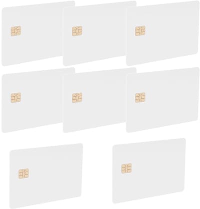 Dailygoods- Smartcard 8 Stuks - Blanco PVC Kaarten - Waterdicht Ontwerp - Chip Technologie - Bedrukbare Visitekaartjes - Lege ID-Kaarten