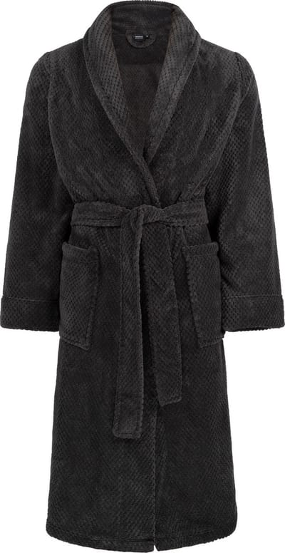 Linolux Fleece Badjas Lio Dark Grey M