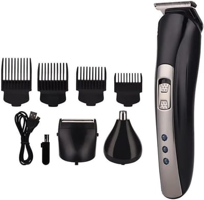 Tondeuse Baardtrimmer - Haartrimmer Scheerapparaat - Persoonlijke Verzorging - 3-in-1 Functie - 161 cm - Zwart