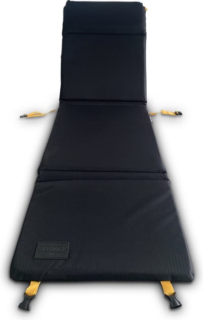Femkes SitBack - Strandstoel - Zwart/Geel