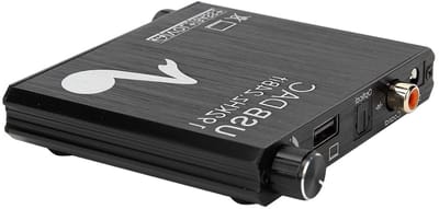 Audioconverter DAC - Geluidsomzetter - Hifi Geluid - Metaal Robuust - 24-bits - Zilver