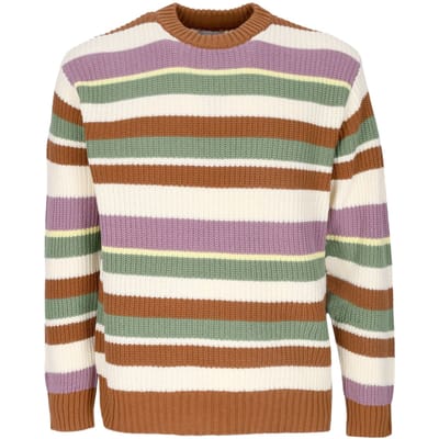 Lichtgewicht Edge Crew Sweater Butterscotch Multi voor heren