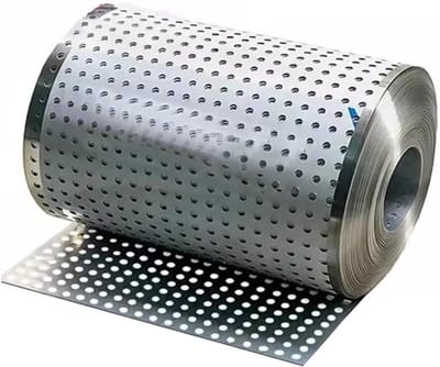 Gaasplaten Roestvrijstaal - Metalen Plaat - Decoratieve Panelen - 8 mm Gaas - 03 x 10 m - Zilver