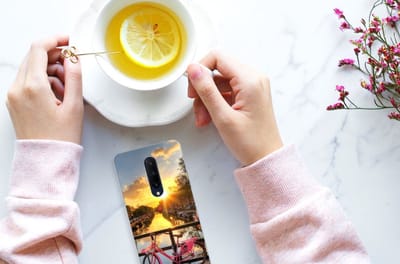OnePlus 7 Pro Siliconen Back Cover Amsterdamse Grachten