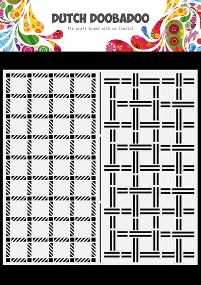 DDBD Mask Art Slimline Plaid