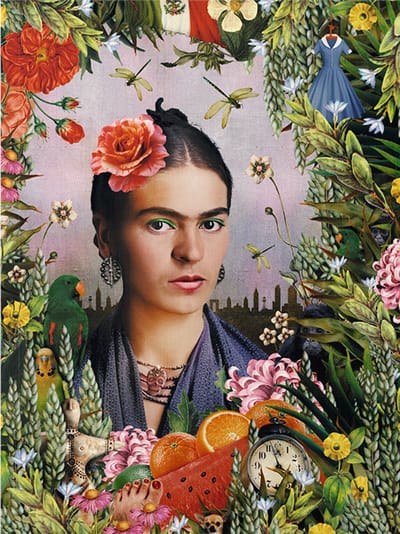 Lanzfeld Frida Kahlo - Schetsboek Blanco - 36 Pagina's - Portret - Softcover