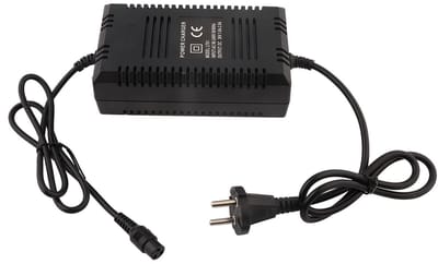 Dailygoody - 36V Batterijlader - Loodacculader - Volledig Opgeladen Automatische Uitschakeling - 22,3 x 16,1 x 6,2 cm - Geschikt voor Elektrische Scoo..