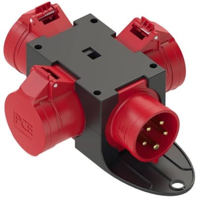 PCE SIROX Kompaktverteiler ohne Zuleitung 943.0411 CEE-stroomverdeler 400 V 16 A