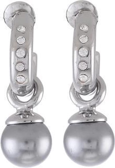Behave - Oorbellen - Dames - Zilverkleur - Elegant - Met Parel