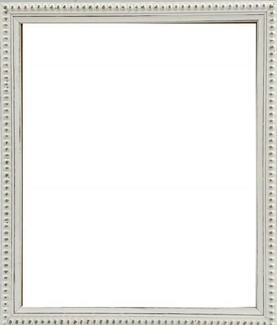 Witte houten fotolijst voor foto's 23 x 18 cm
