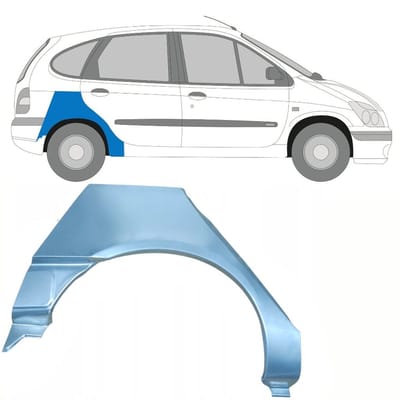 Reparatiepaneel achterspatbord voor Renault Megane I Scenic 1995-2003 / Rechts