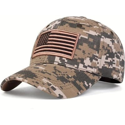 Unisex Leger Vlag Van De Verenigde Staten Borduurwerk Baseballpetten Lente En Herfst Buiten Verstelbaar Casual Petten Zonbescherming Pet gray