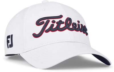 Titleist Tour Performance cap Wit/Navy/Rood 2025