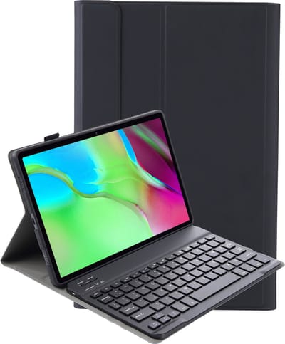 Hoesje - Geschikt voor Samsung Galaxy Tab S5e - Toetsenbord Case - Keyboard Book Cover - Hoes - Zwart
