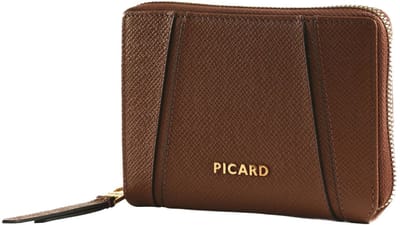 PICARD portemonnee Chic Way 1 Zip Around Wallet Cognac bruine