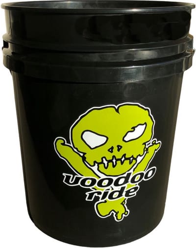 Was emmer 5 Gallon VooDoo Ride, Zwart. Geschikt voor alle Grit Guard accessoires!