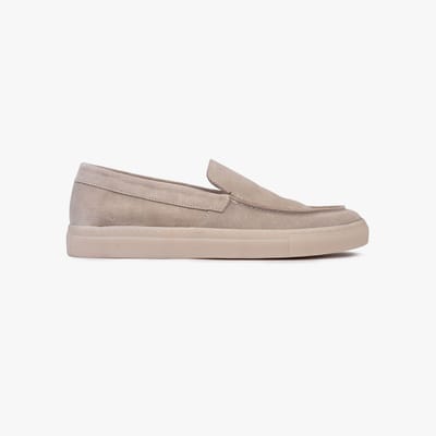 Omnio avrid loafers heren stone suède