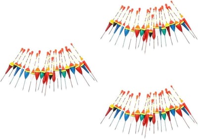 Vissen Dobbers - Dobbers Vlotters - Vissen Met Levend aas - Sterke Lijn Grip - 60 Stuks - Diverse Kleuren