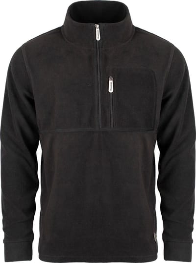 Roadsign Australia - fleece - heren trui - rits - zwart - maat M