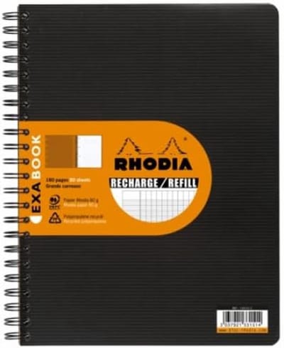 Navulblok A4+ Gelinieerd 160 Pagina's, 80 Vel, 4 Gaten Geperforeerd