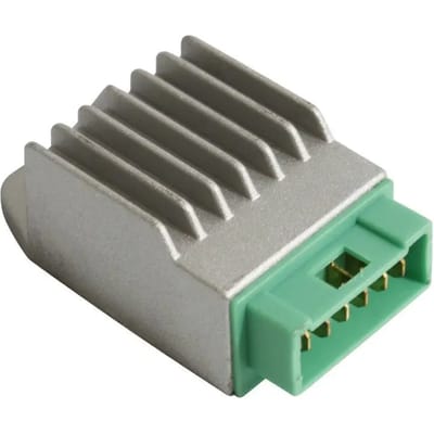 Régulateur de tension 12V pour moto Derbi 50 GPR 1997-2005 00H01004841 vert 6 fiche