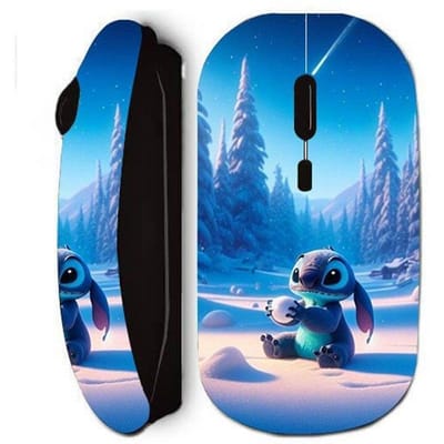 Souris sans fil - Maniacase - Noir - Design mignon - Ergonomique - Optique
