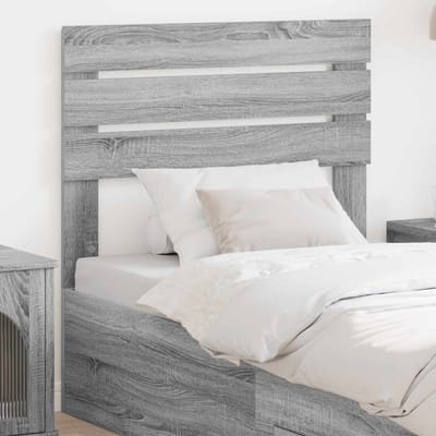 vidaXL Hoofdbord Grijs Sonoma Bewerkt hout
