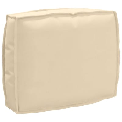 vidaXL - Kussen - Beige - 50 - x - 40 - x - 12 - cm - Oxford - Stof