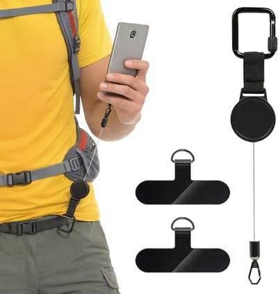 Diefstalbestendige Telefoon Halsband voor Buitenactiviteiten, Ideaal voor Wandelen, Klimmen en Vissen, Veilig en Handig in Gebruik