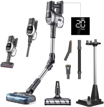 ​JIMMY JV9 Pro Aqua Cordless Vacuum Cleaner - 160AW Suction Wet and Dry Cleaning 45min Runtime HEPA Filter LED Display​​