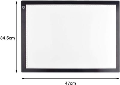 A3 Lightbox Tekentafel Ultra-dun USB-Aanpasbare Helderheid voor Tekenen en Borduren