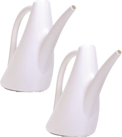 Prosperplast Gieter - 2x - wit - kunststof - 1.5 liter - gieters voor binnen en buiten