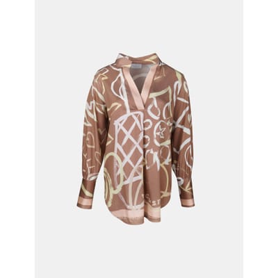 Mucho Gusto ® blouse aachen geverfde patchwork
