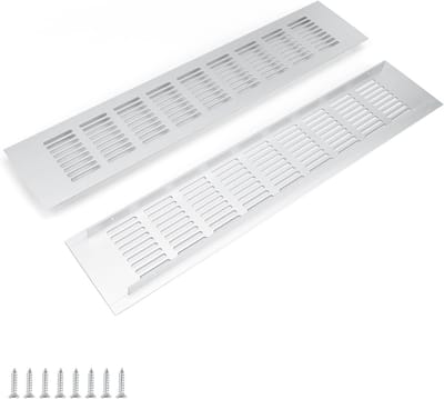 Aluminium Ventilatierooster 400 mm - 2 Stuks voor Optimale Luchtcirculatie