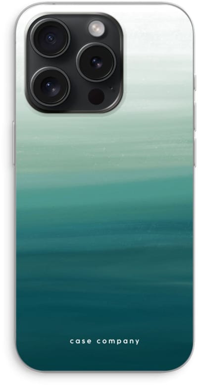 Case Company® - Hoesje geschikt voor iPhone 15 Pro hoesje - Ocean - Soft Cover Telefoonhoesje - Bescherming aan alle Kanten en Schermrand