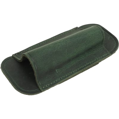 Meshoes Crazy Horse Leer Verfijnd Vakmanschap Horizontaal Stijlvolle Mes Riemhouder voor Cadeau Groen groen