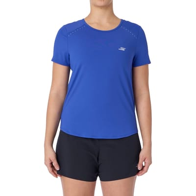 Skechers Stride Performance T-shirt Dames Blauw Sport T-shirts