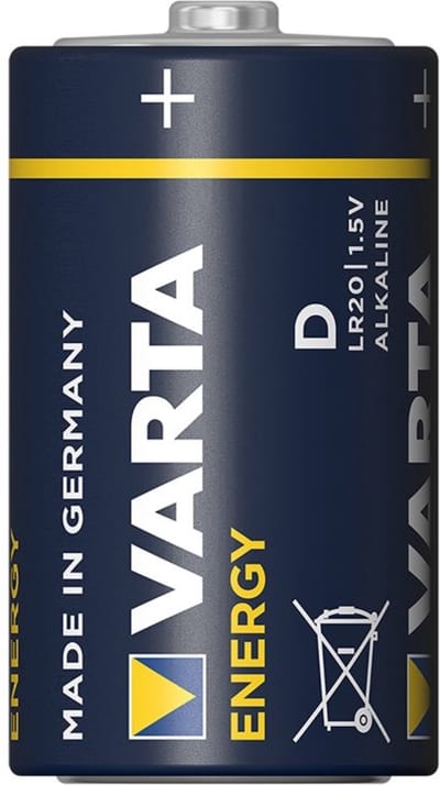Varta Energy – LR20 D Alkaline batterijen – 2 stuks – 1.5V